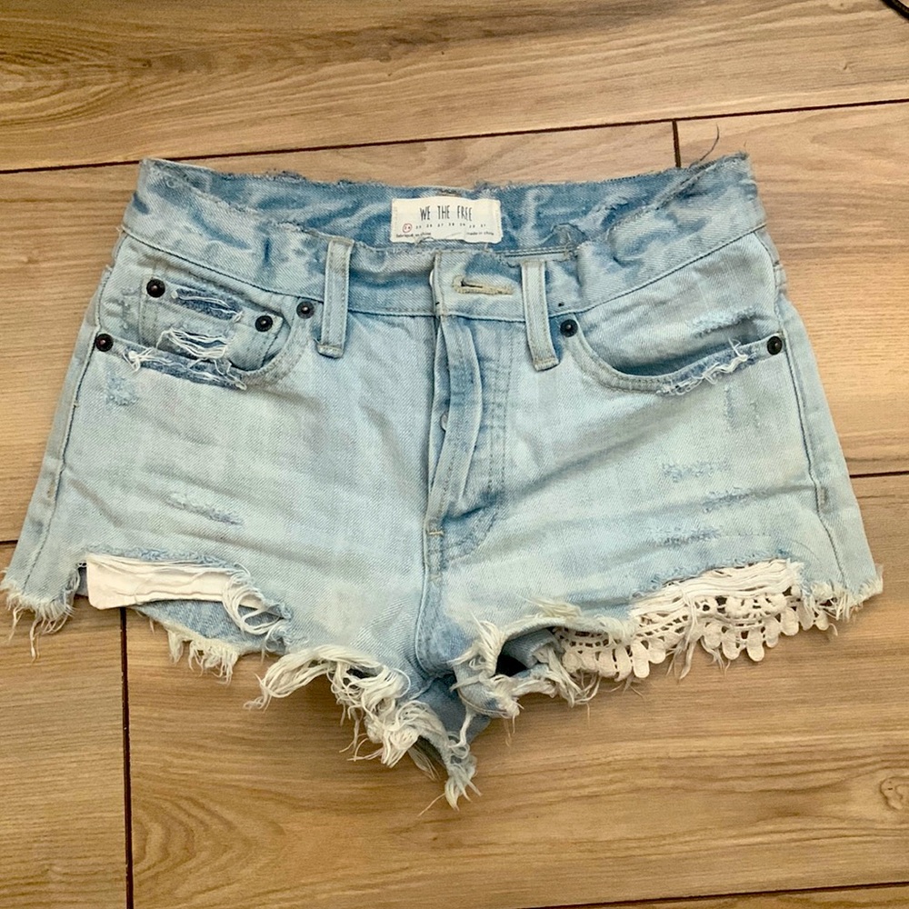 Free people Jean shorts